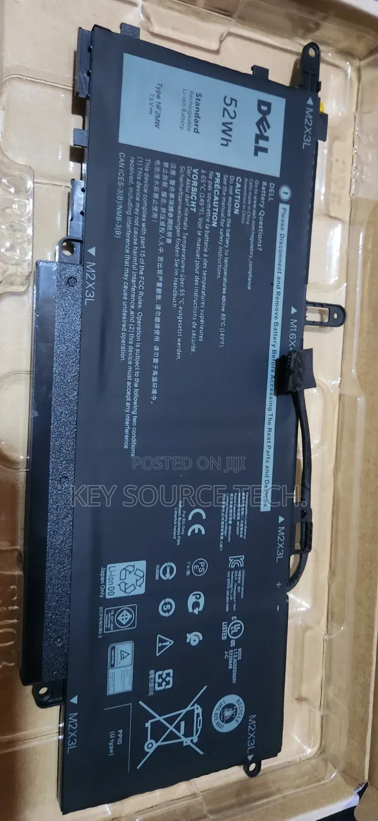 Battery For Dell Latitude 9410 7400 2-in-1 P110g 14" Series 7146