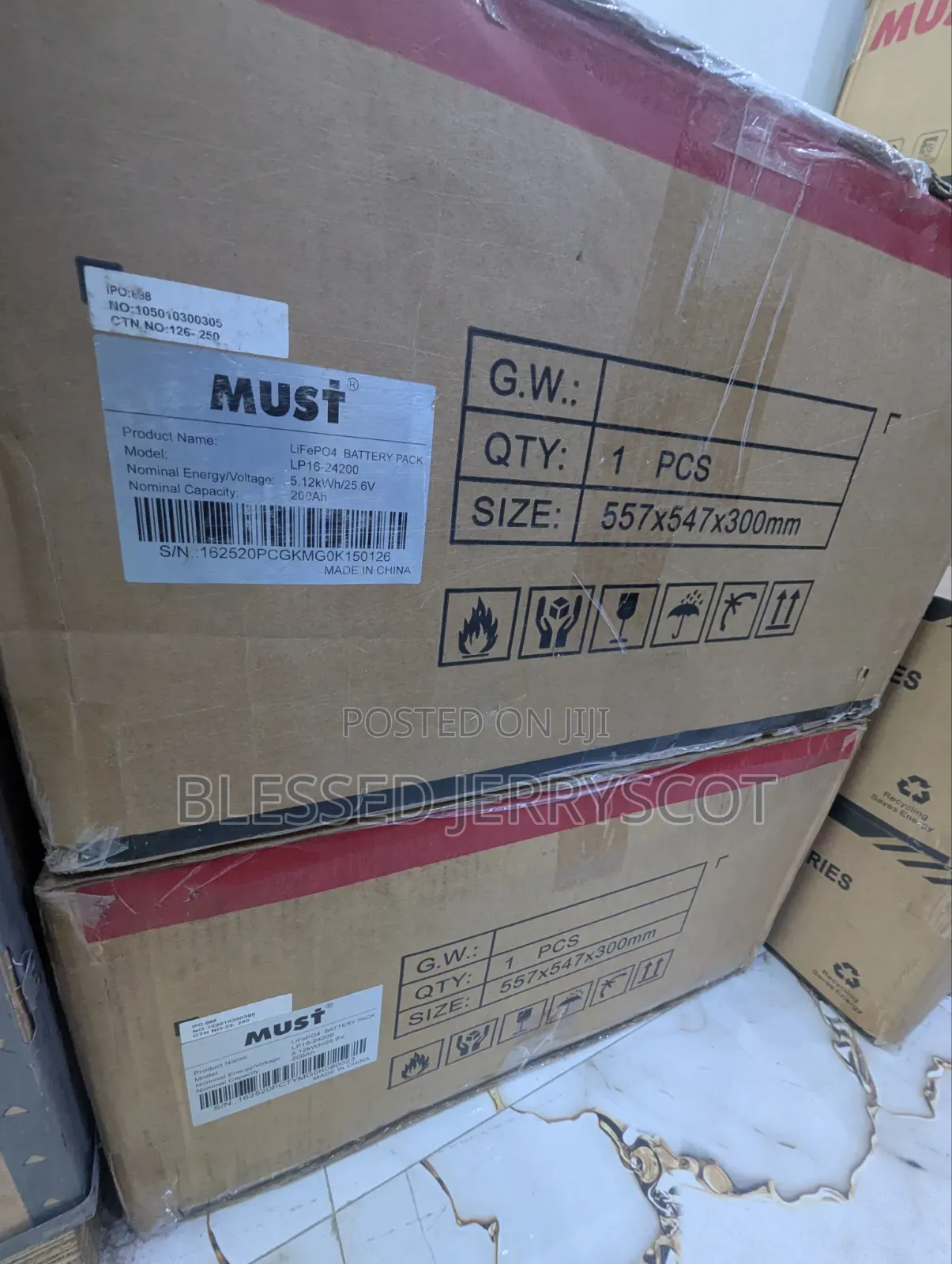Must 5kwh 24v Lithium Ion Solar Inverter Batteries Available In Stock