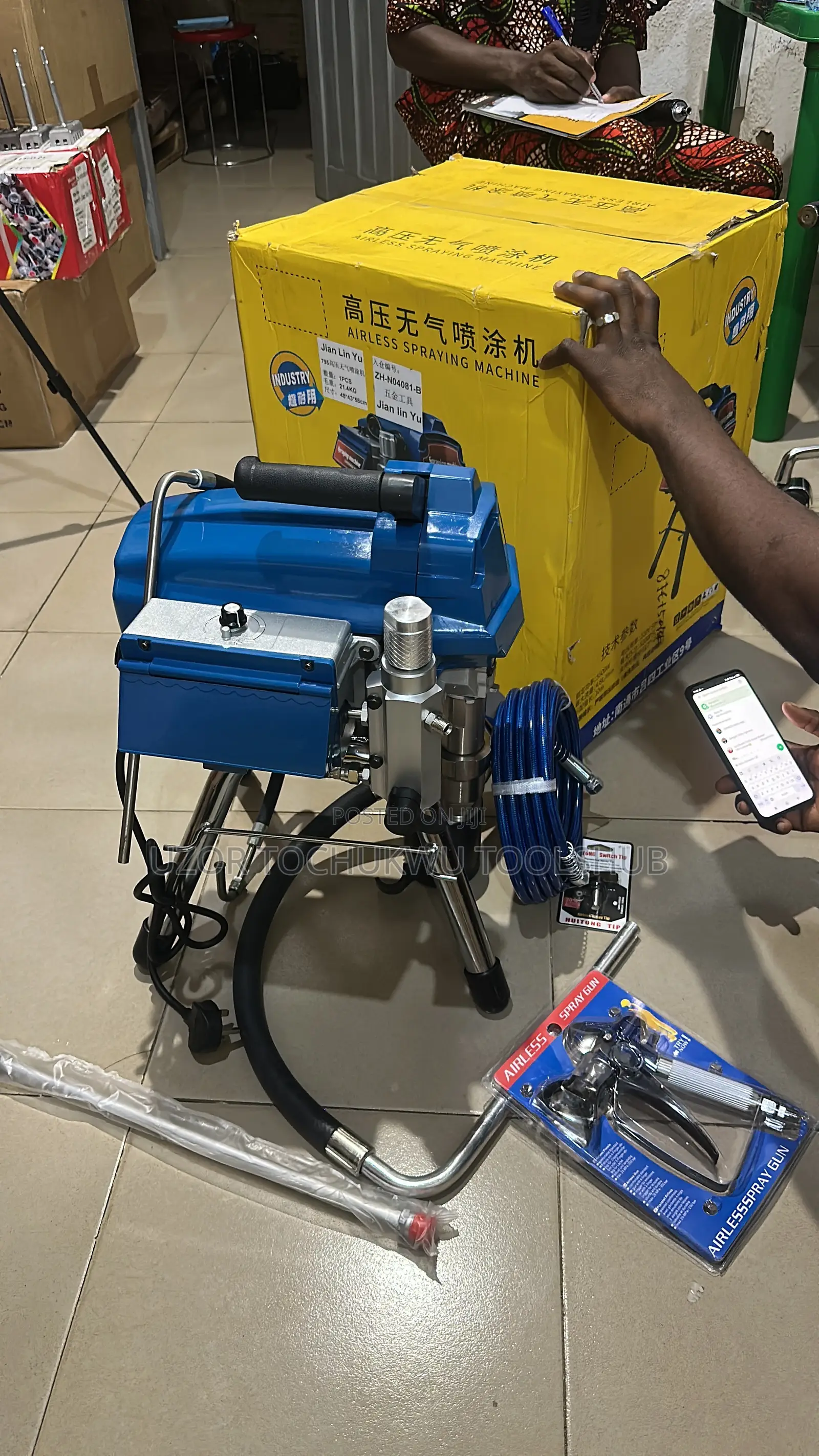 2200w High Pressure Airless Paint Sprayer Machine Electric Spray Gun