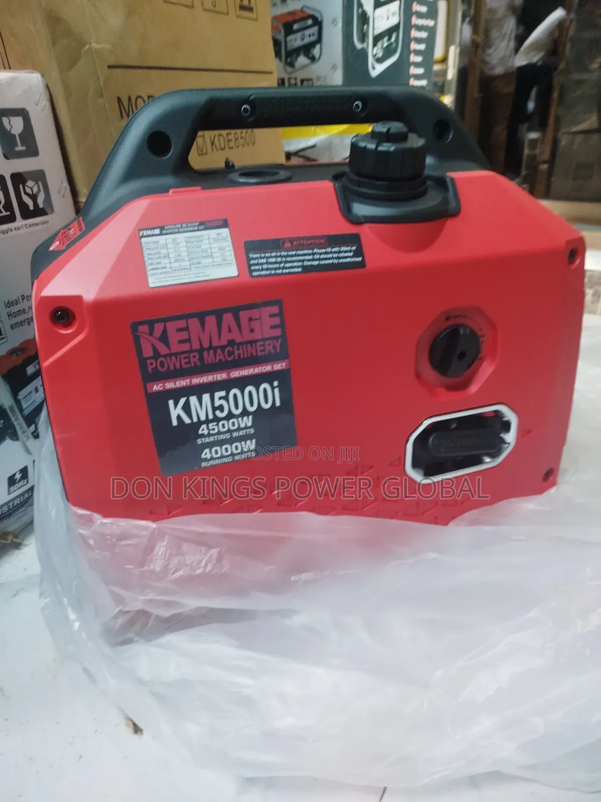 Kemage 5000 4.5kvasilent Power Generator