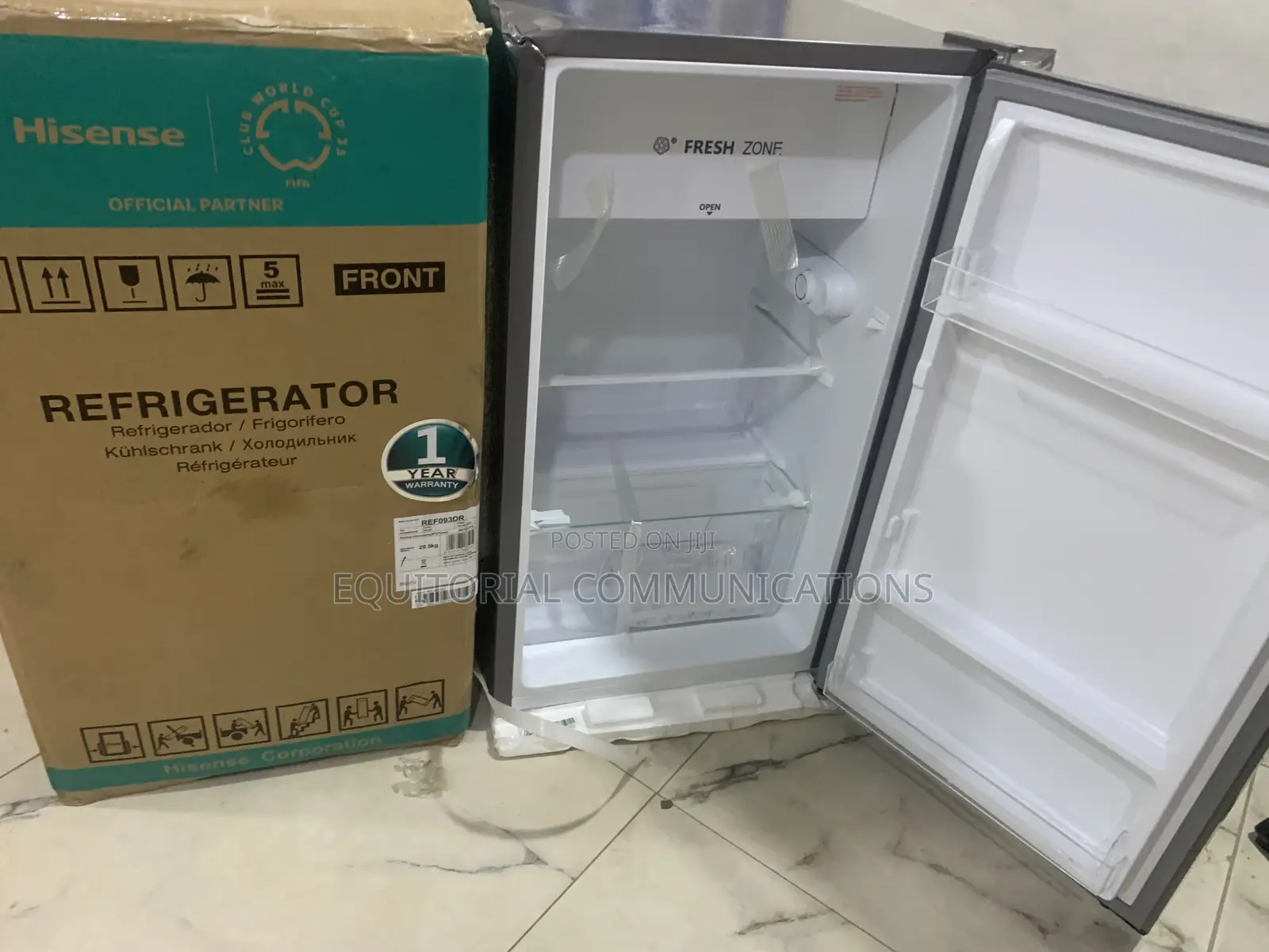 Hisense 90l Single Door Refrigerator 093dr – Modern Silver Compact Fri