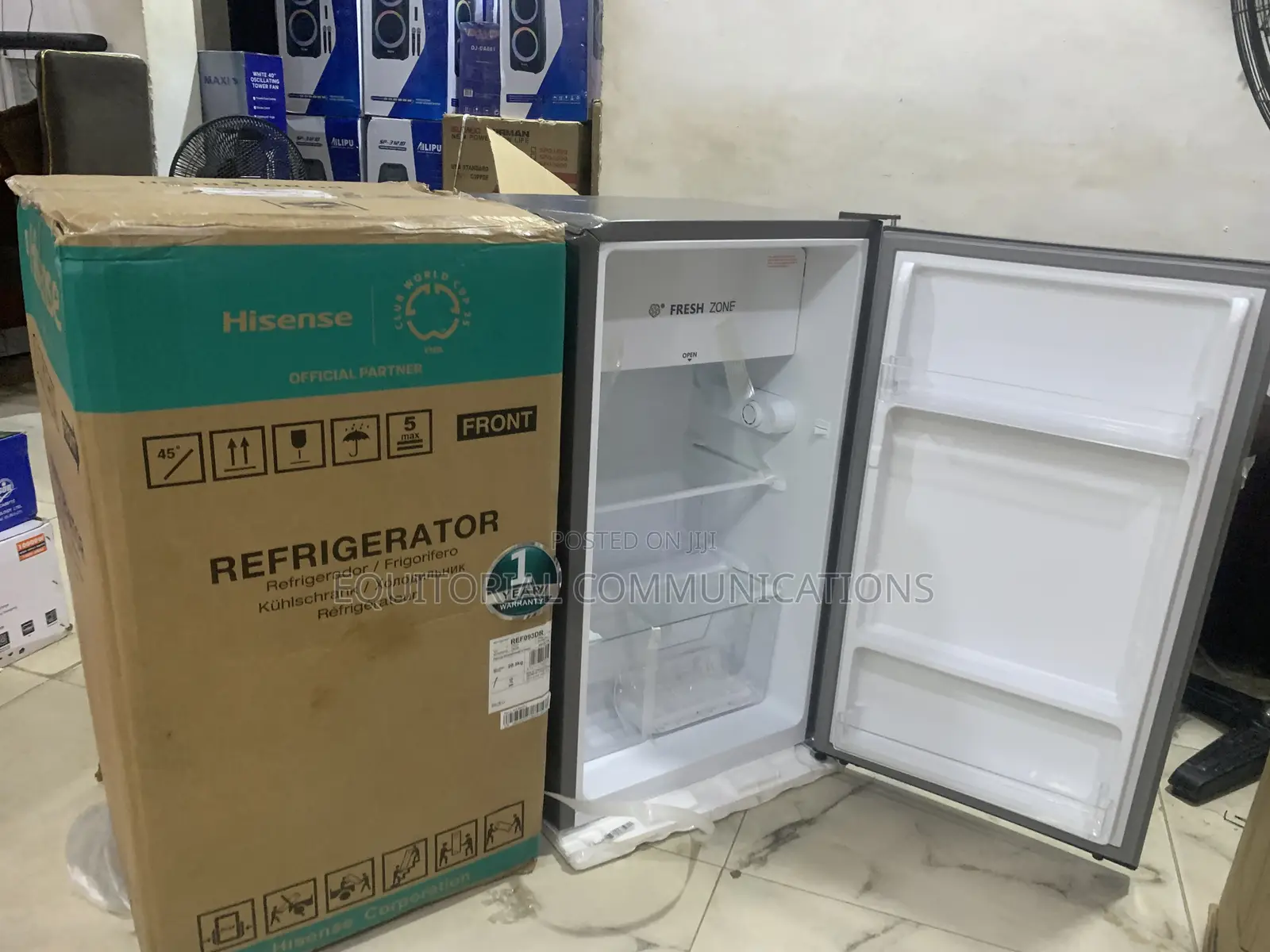 Hisense 90l Compact Fridge 093dr – Energy Efficient Refrigerator for S