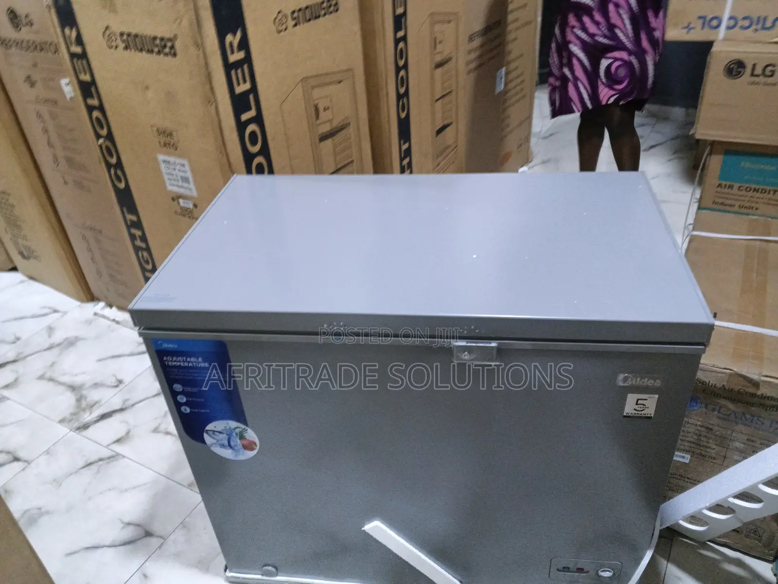 Midea 250 Litres Chest Freezer Mdrc34sfzg43 – Fast Cooling