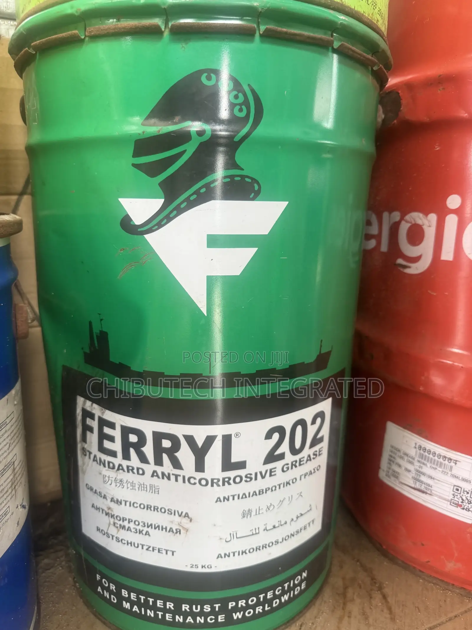 25kg Bucket of Ferryl 202 Standard Anticorrosive Grease
