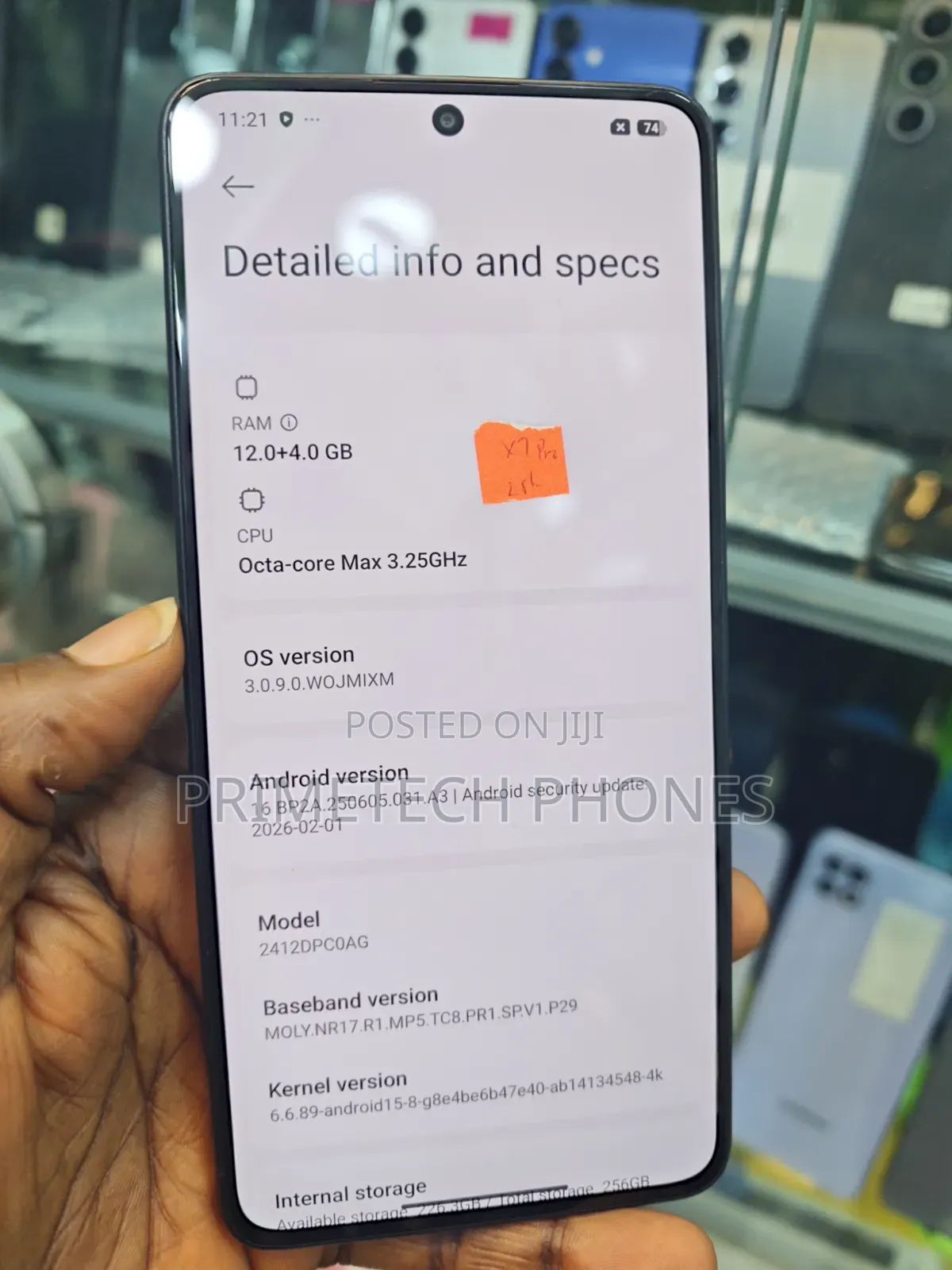Xiaomi Poco X7 Pro 256 GB Yellow