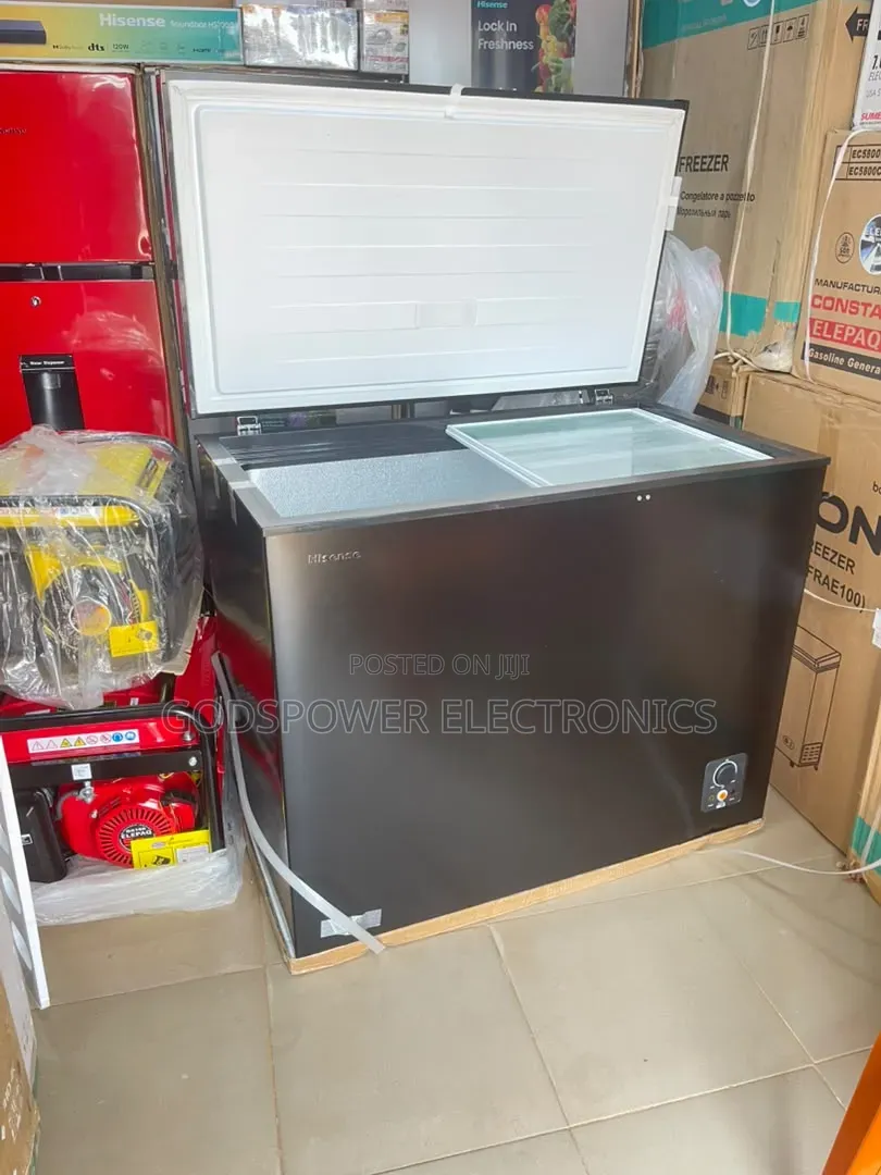 Hisense Deep Freezer Fc320sh With Glass Is Available