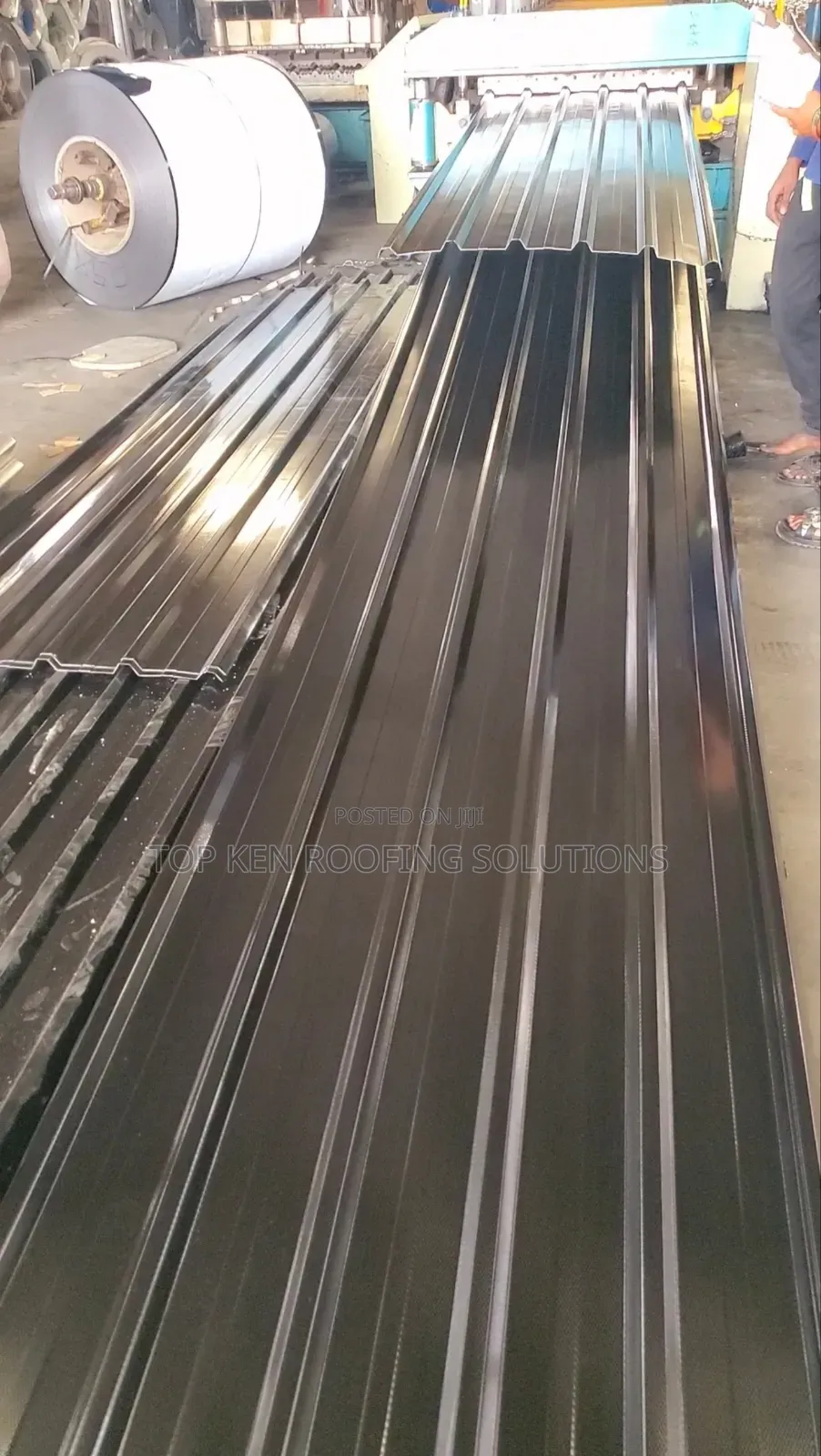 0.55 T/Black Aluminium Roofing Sheets