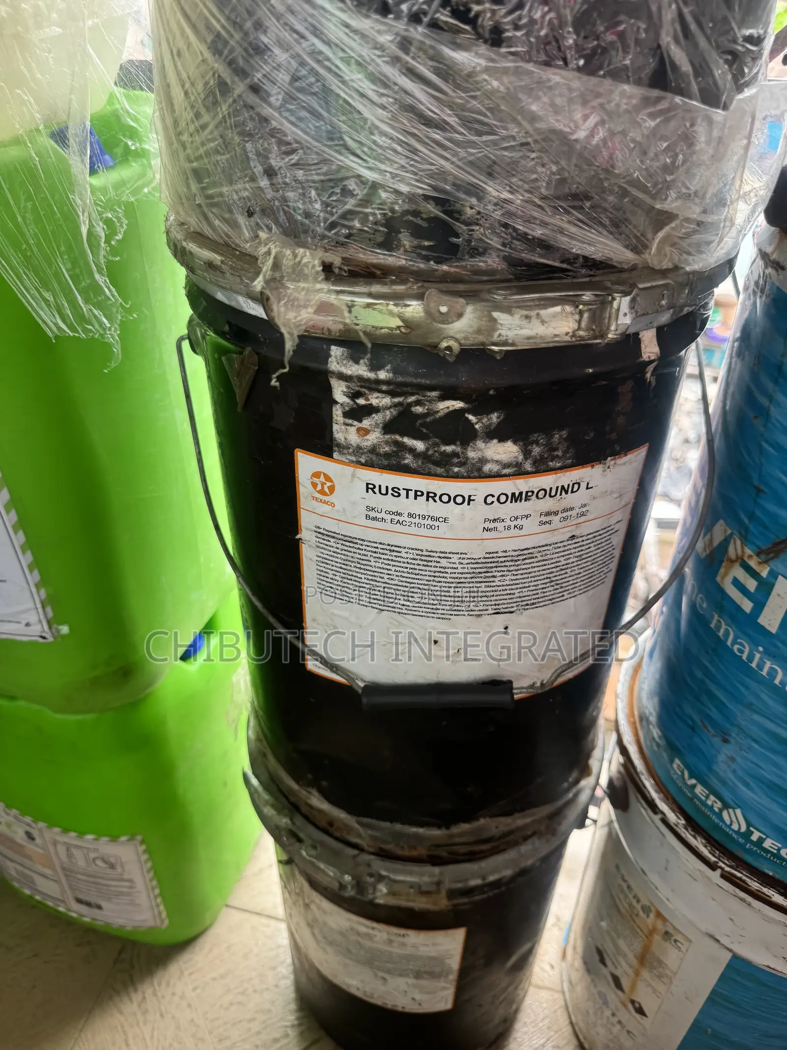 18kg Pail of Texaco Rustproof Compound L