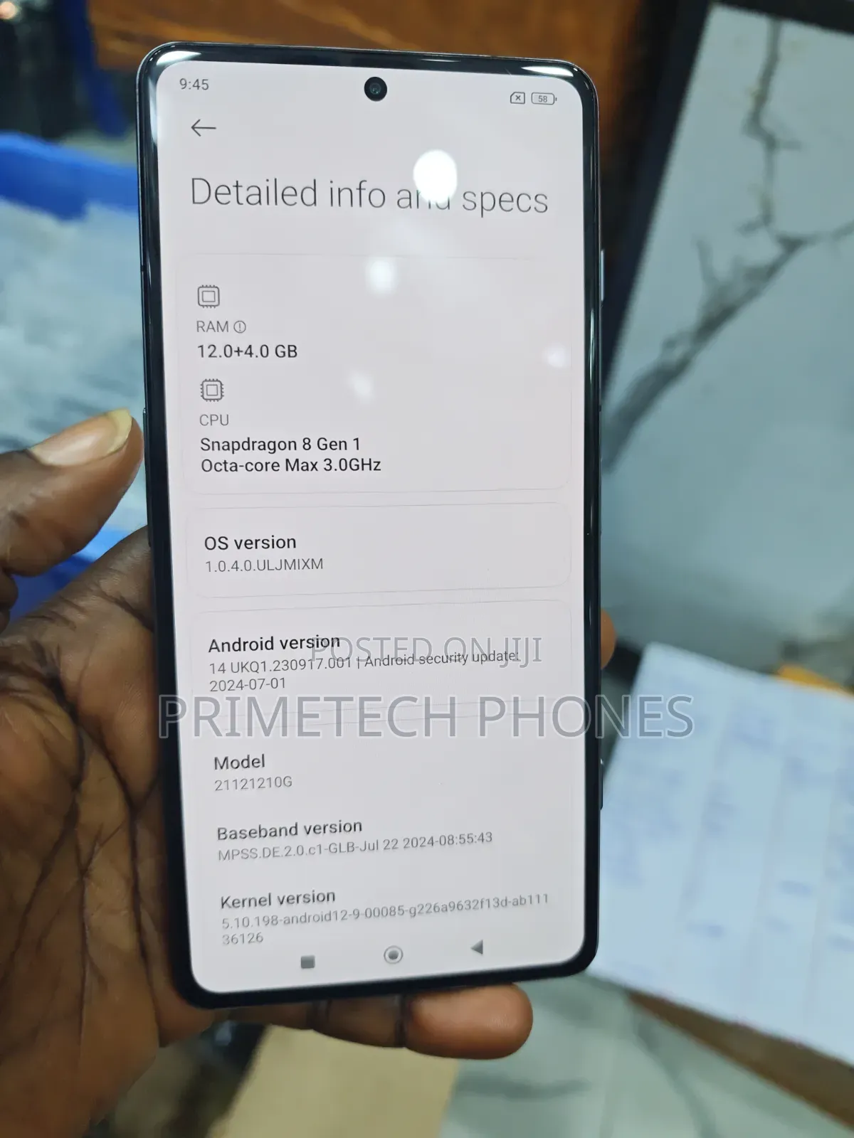 Xiaomi Poco F4 GT 256 GB Black