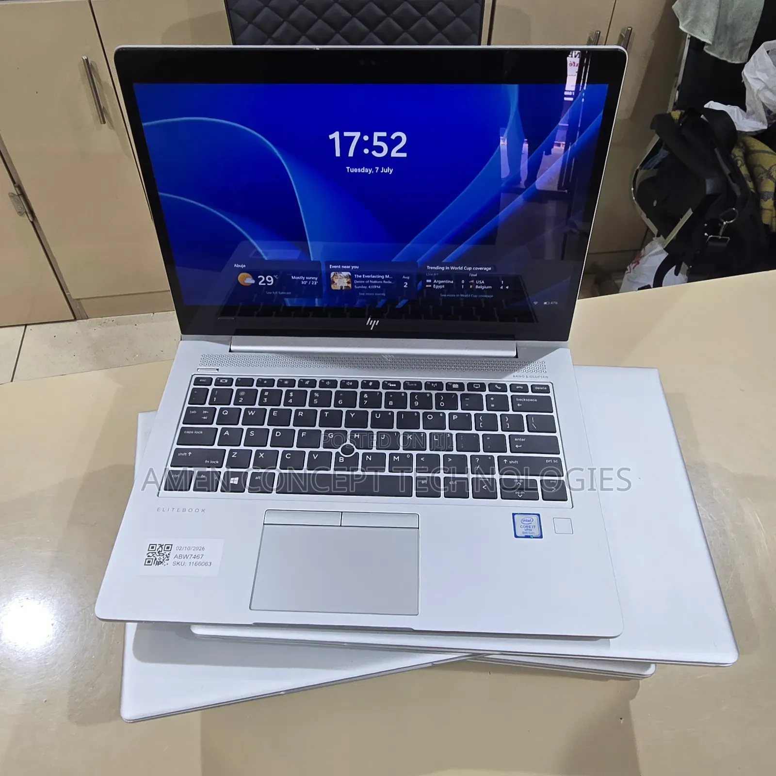 Laptop HP EliteBook 840 G5 8GB Intel Core i7 SSD 256GB