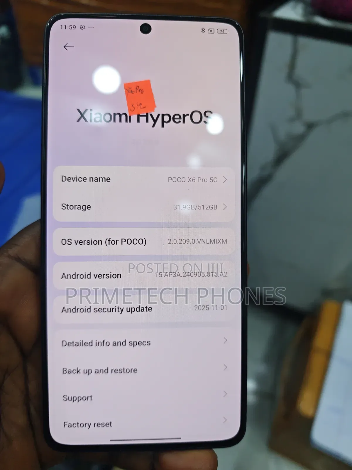 Xiaomi Poco X6 Pro 512 GB Black