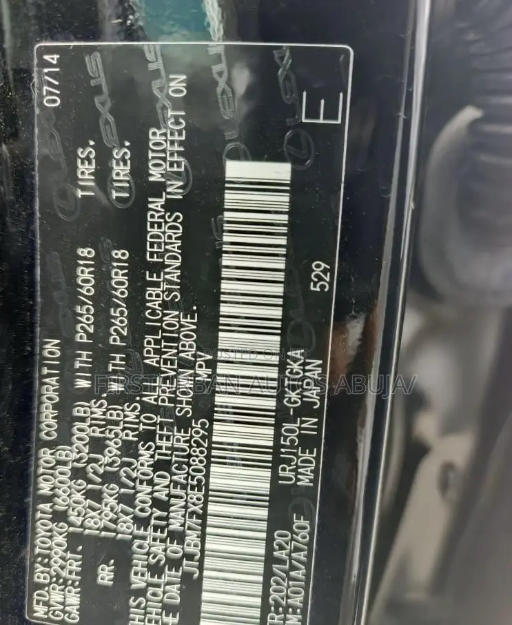 Lexus GX 460 Luxury 2015 Black