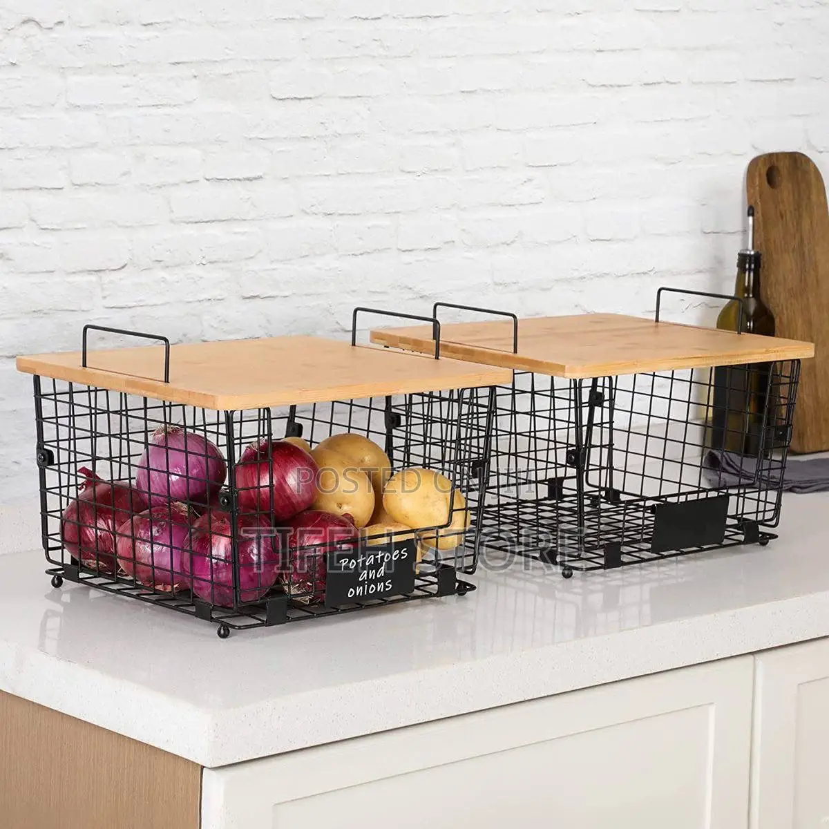 Wooden Cover Food Storage