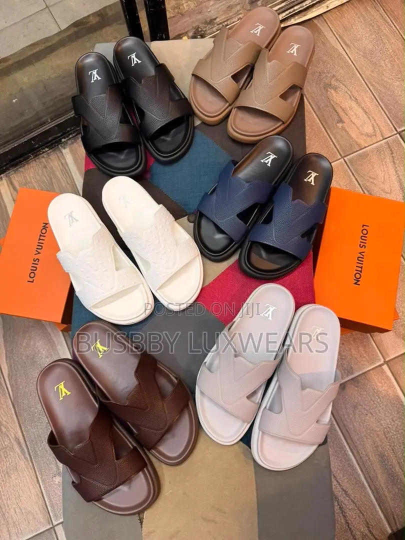Italian Louis Vuitton Men’S Slippers