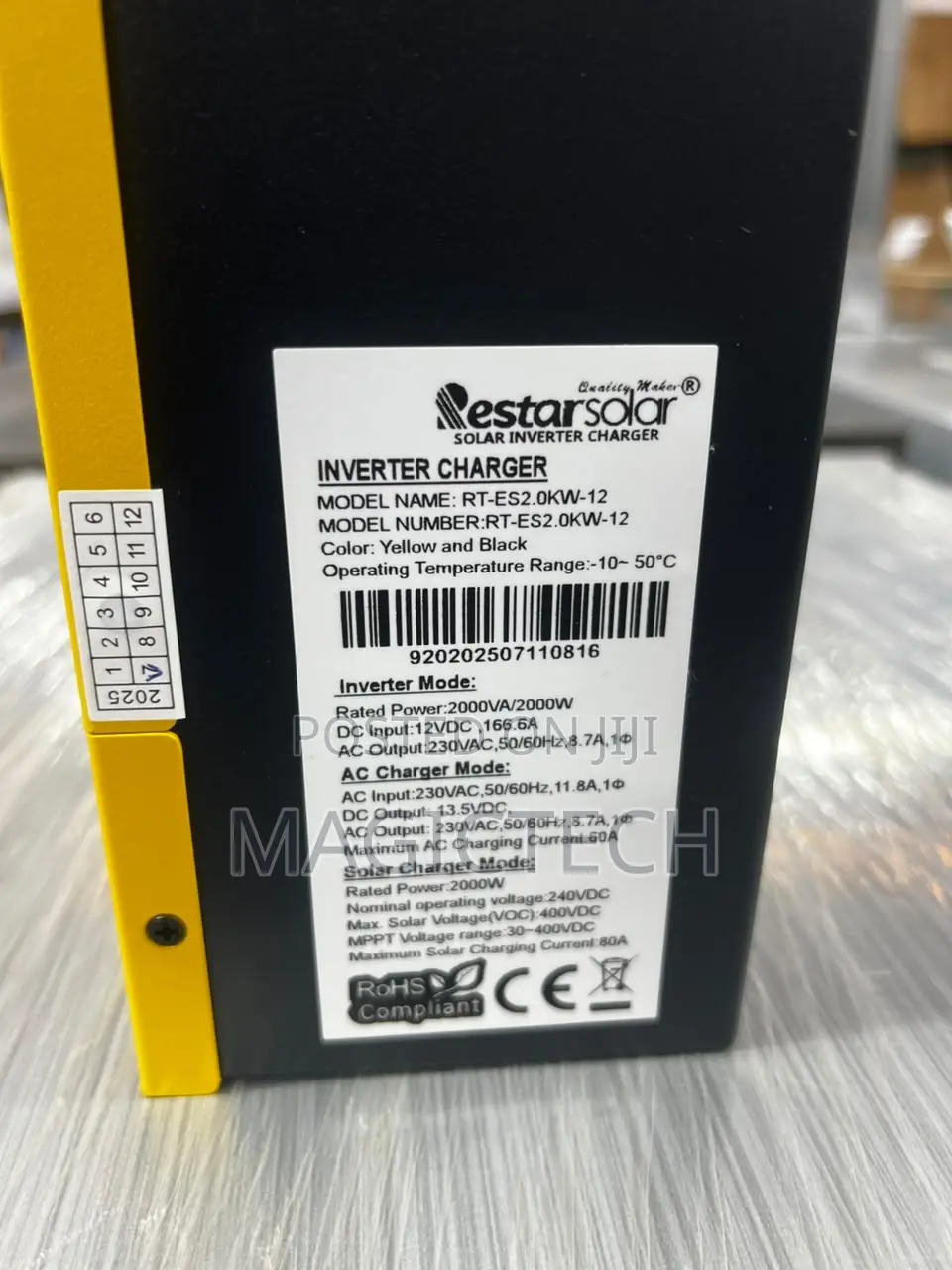 2kva/12v Restar Solar Hybrid Inverter