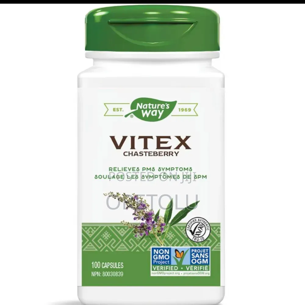 Vitex Chaste Tree Berry 500 Mg – 100 Capsules