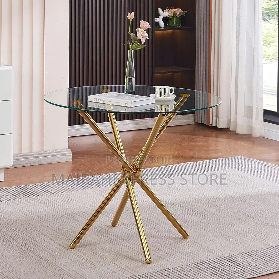 Y2 Modern Compact Round Dinner Table for Apartment Small Spaces T361