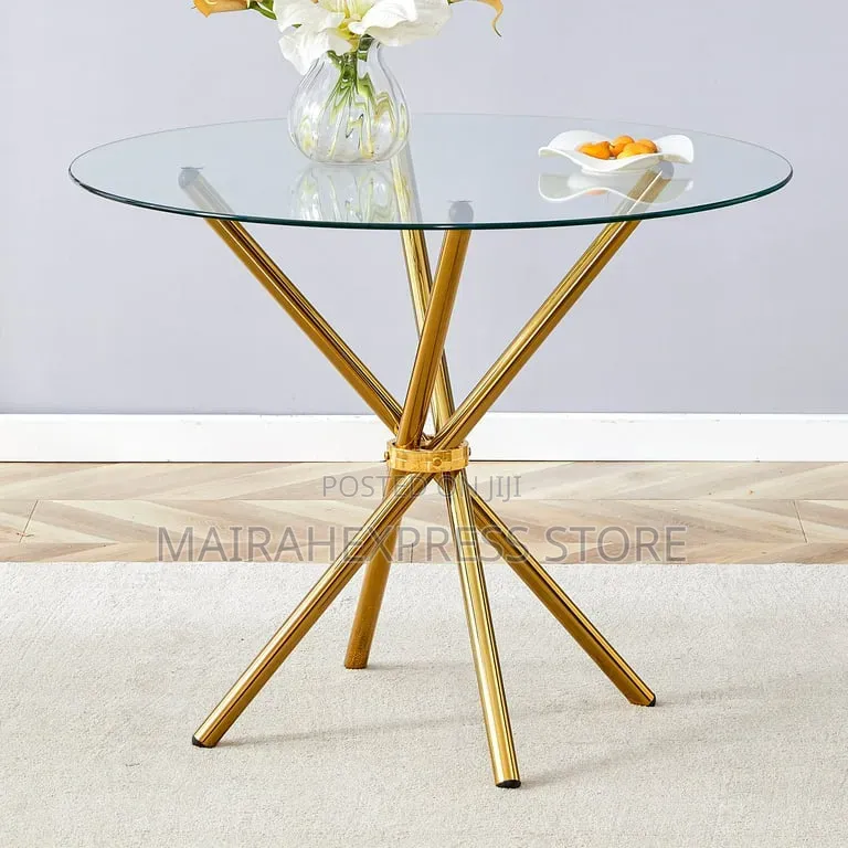 Y2 Modern Compact Round Dinner Table for Apartment Small Spaces T361