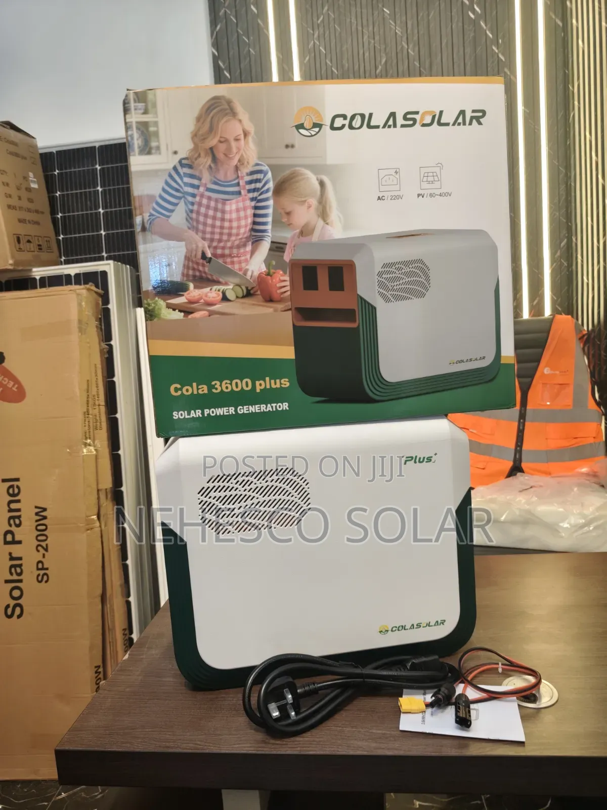 Powerful Cola3600 Plus Solar Power Station for Homes, Offices Shops