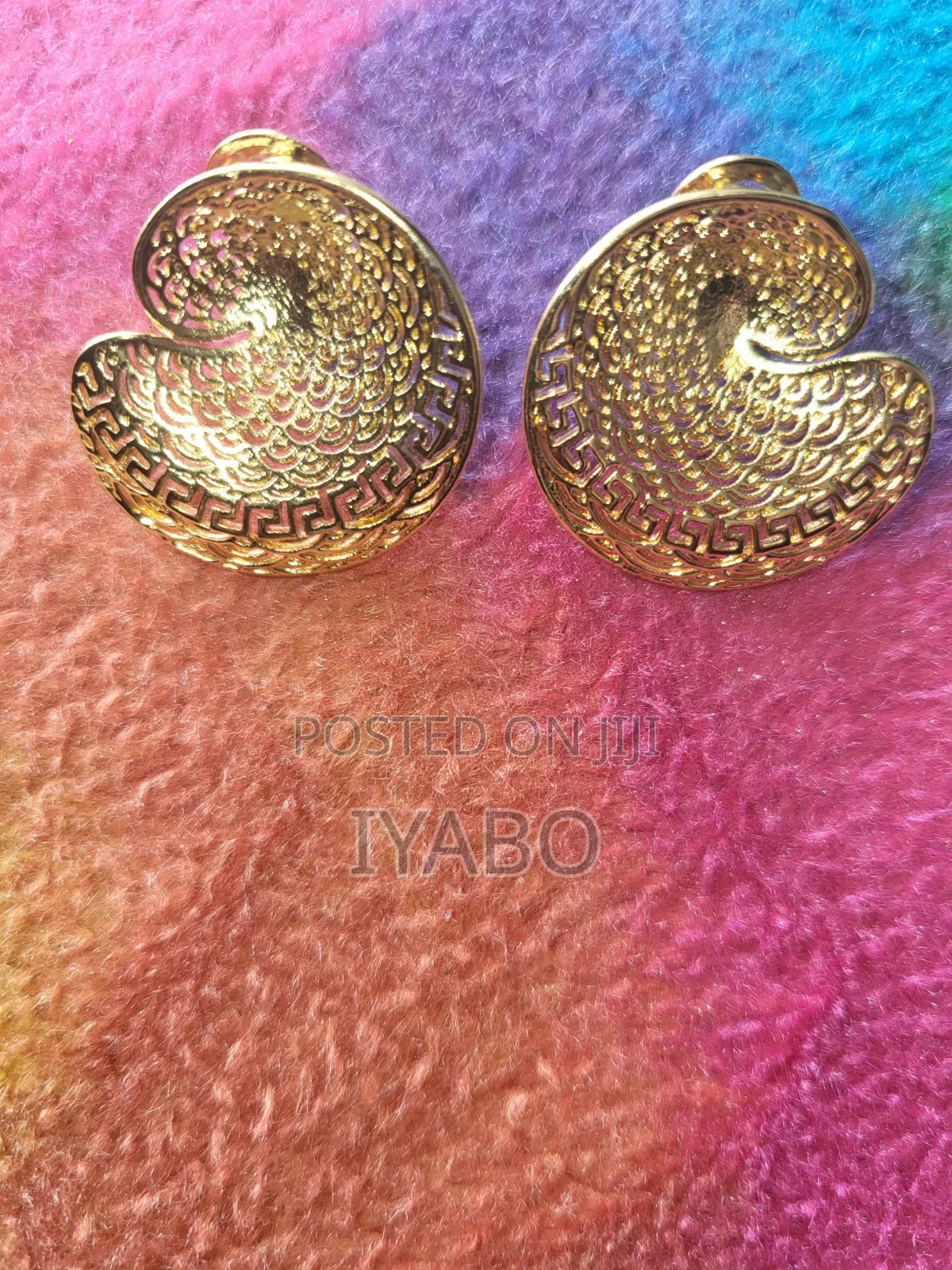 Three Piece Gold Plated Jewelry Set