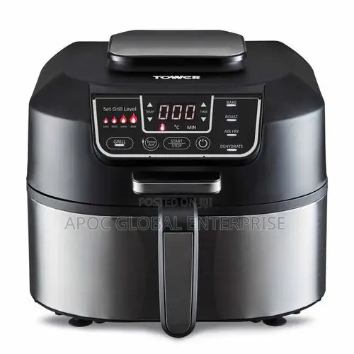 5.6litres Tower 5 in 1 Air Fryer and Smokeless Grill- 1760w