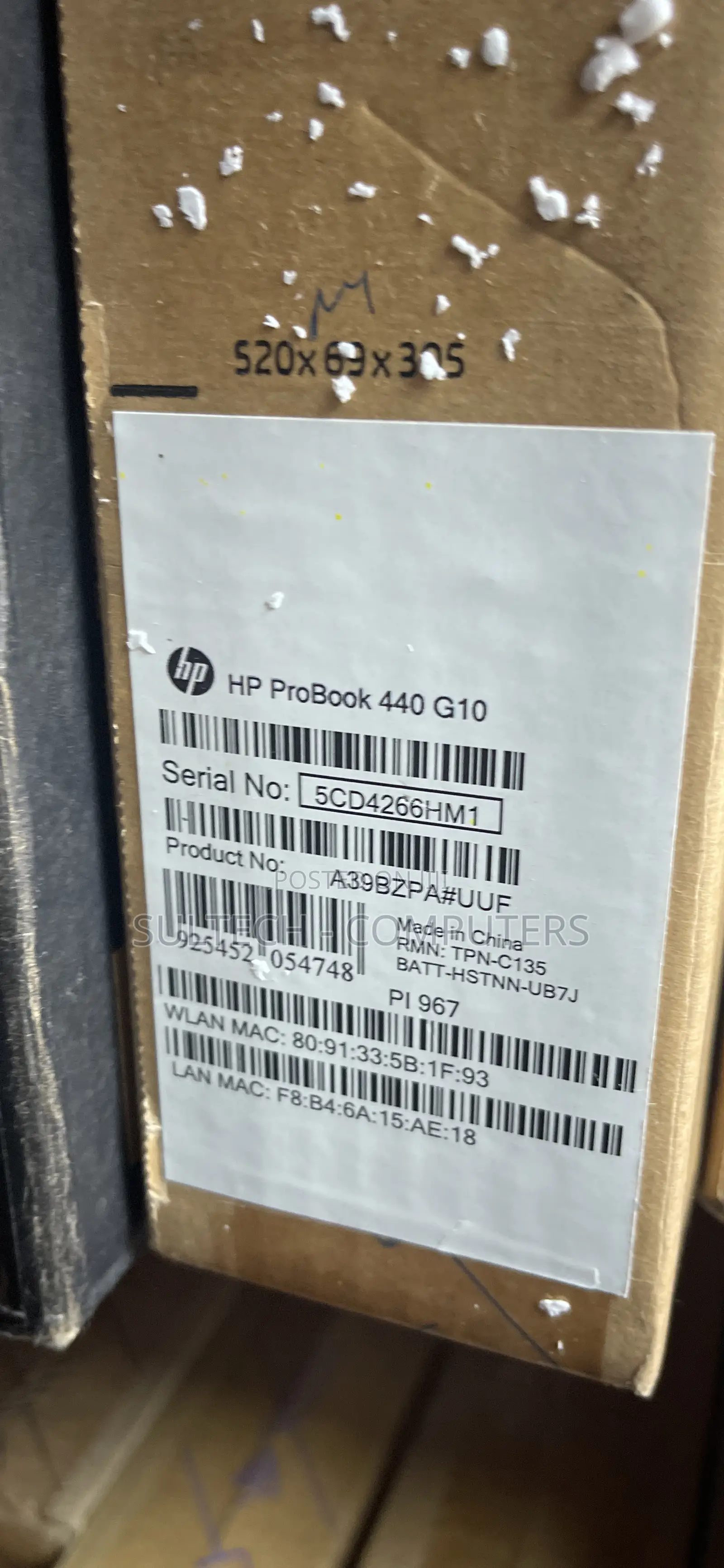 New Laptop HP ProBook 440 G10 16GB Intel Core i7 SSD 512GB