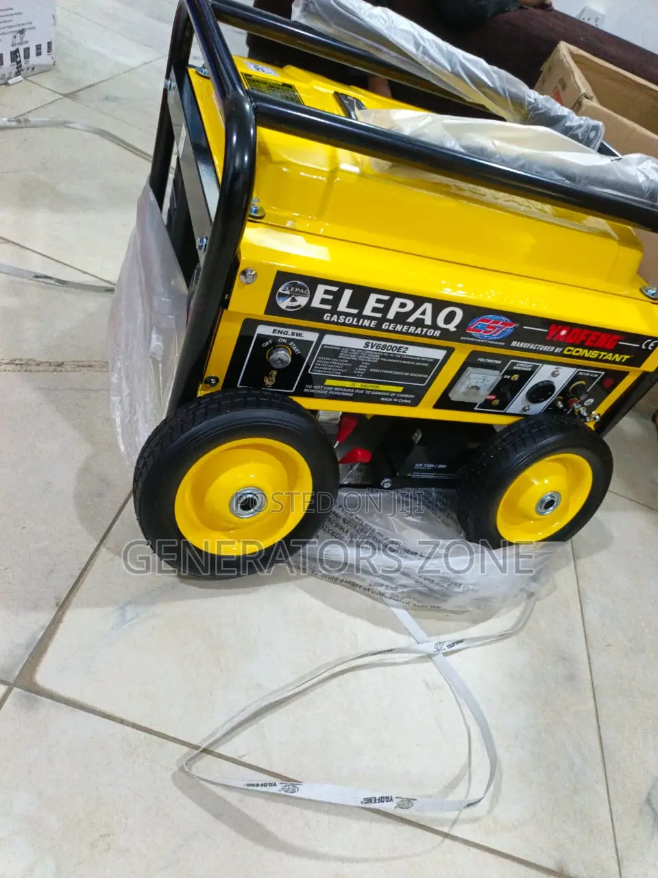 Original Elepaq 4.5kva Automatic Generator Model Sv6800e2 for Home O