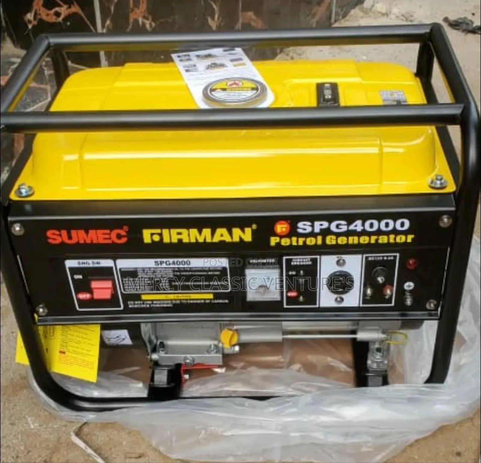 Firman Spg4000 3.3kva Petrol Generator 100% Copper Coil Fuel Efficient