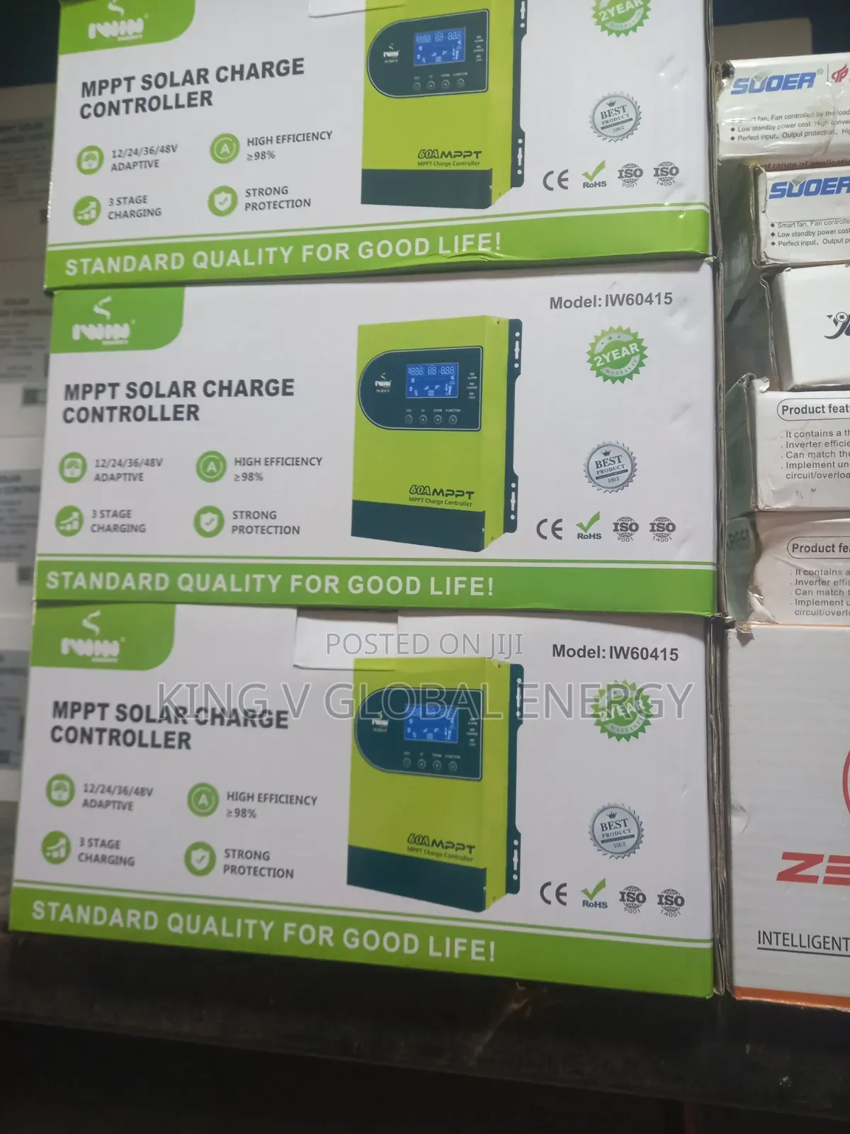 Iwin Energy 60amps 48v Adaptive MPPT Solar Charge Controller