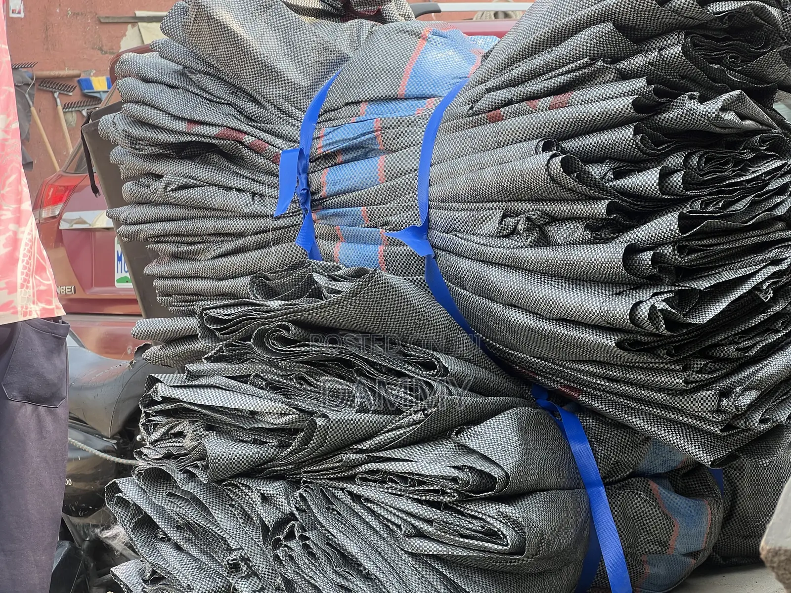 Large Bundles of Industrial Packaging Sacks