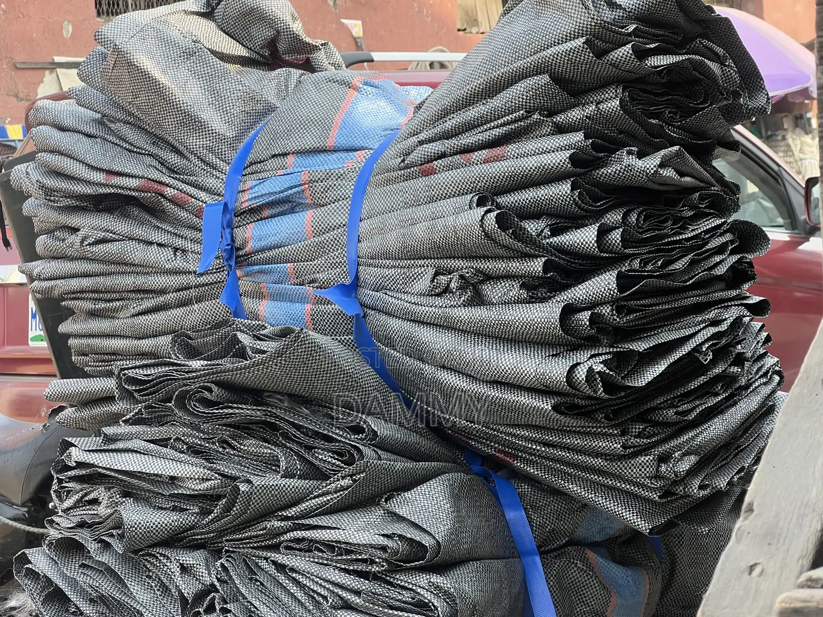 Large Bundles of Industrial Packaging Sacks