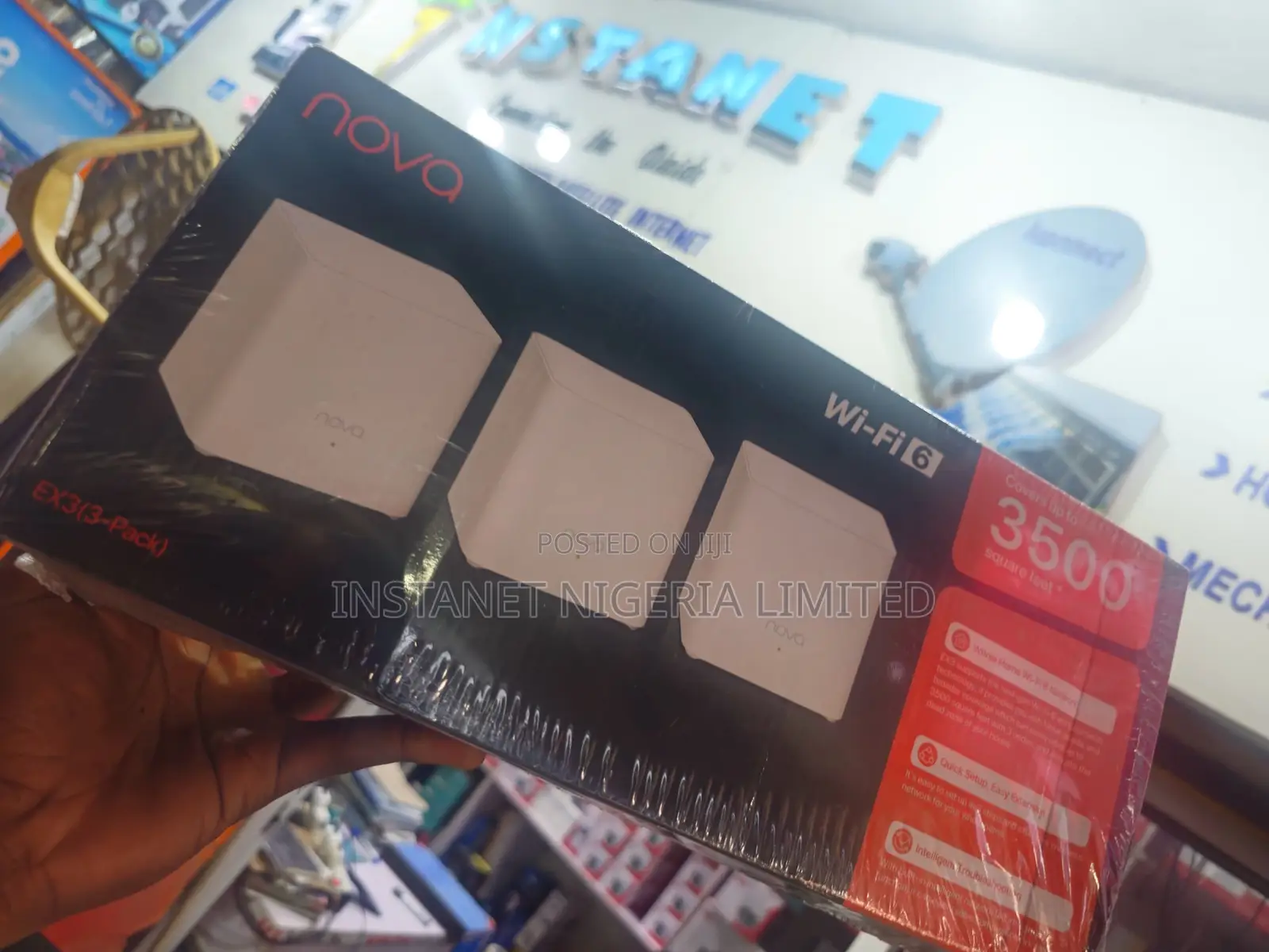 Tenda Nova Ex3 Ax1500 Dual-Band Wifi 6 Mesh Router