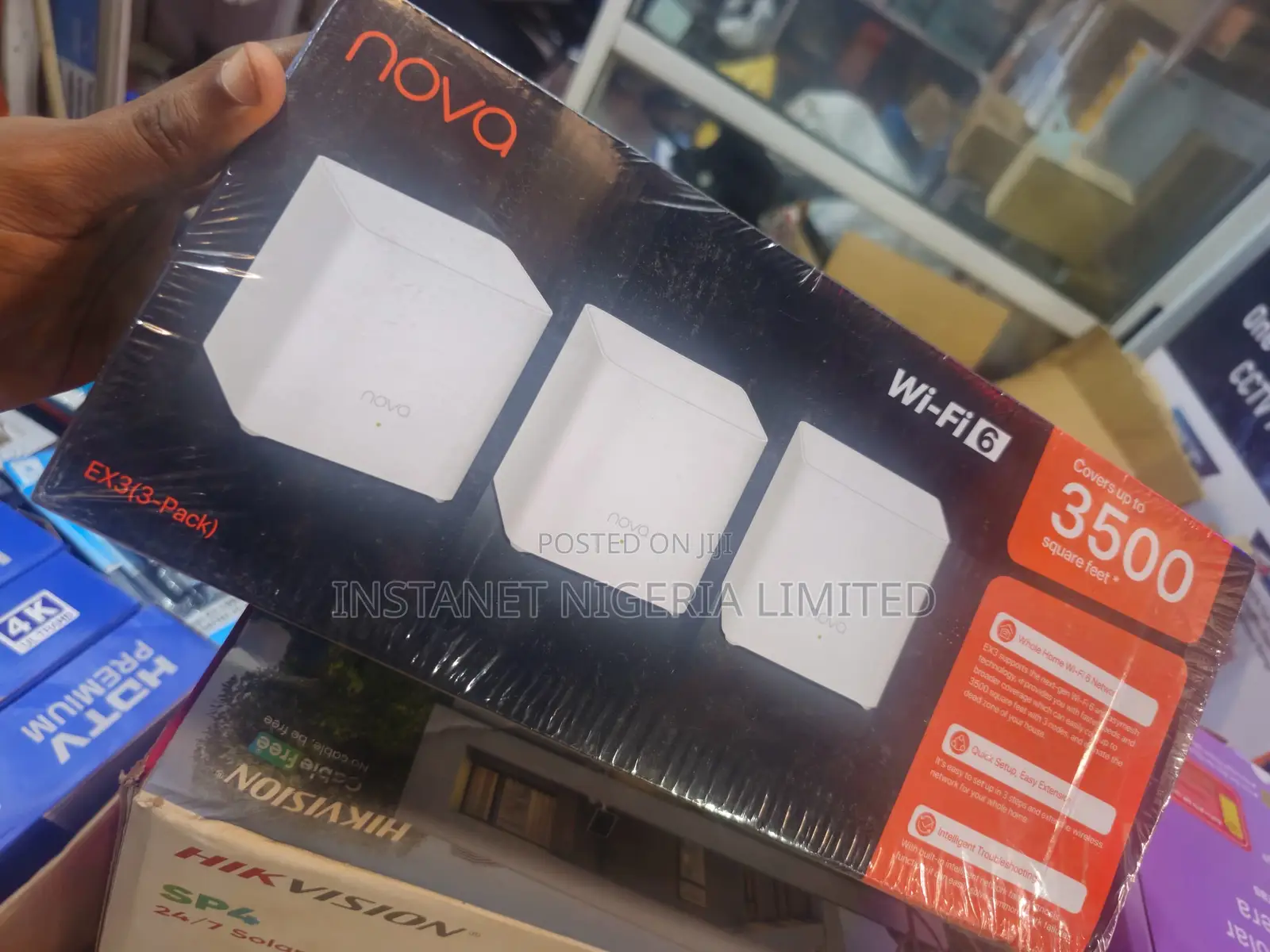 Tenda Nova Ex3 Ax1500 Dual-Band Wifi 6 Mesh Router