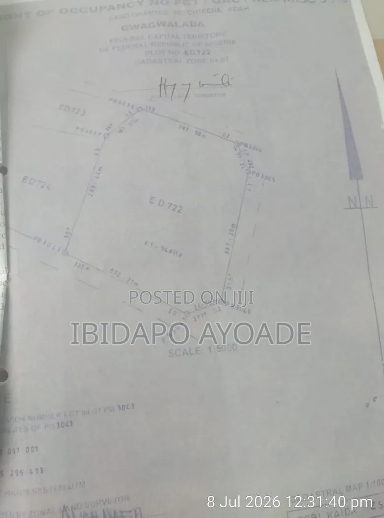 42 Hectares Estate Development in Kaida Dobi Estate Layout