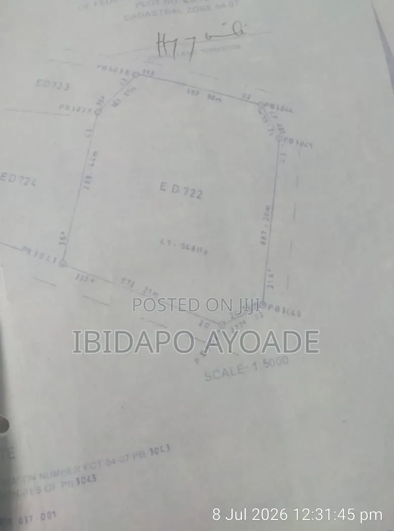 42 Hectares Estate Development in Kaida Dobi Estate Layout