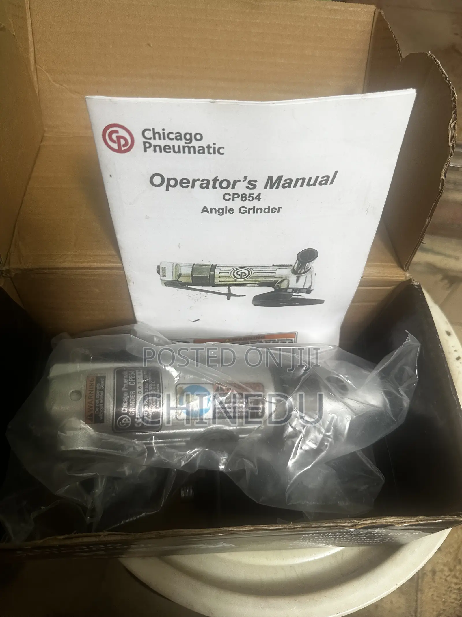Chicago Pneumatic Cp854 Pneumatic Angle Grinder 4”
