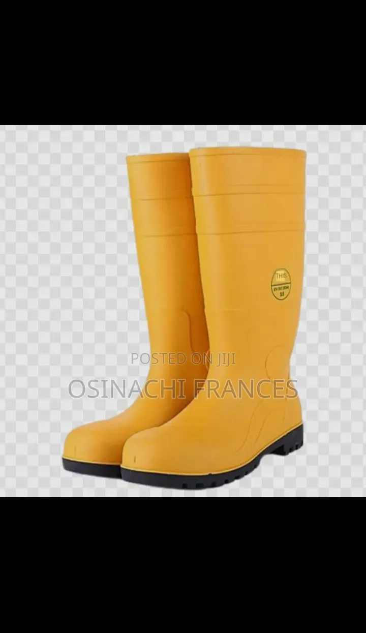 Safety Rain Boots With Steel Toes ,