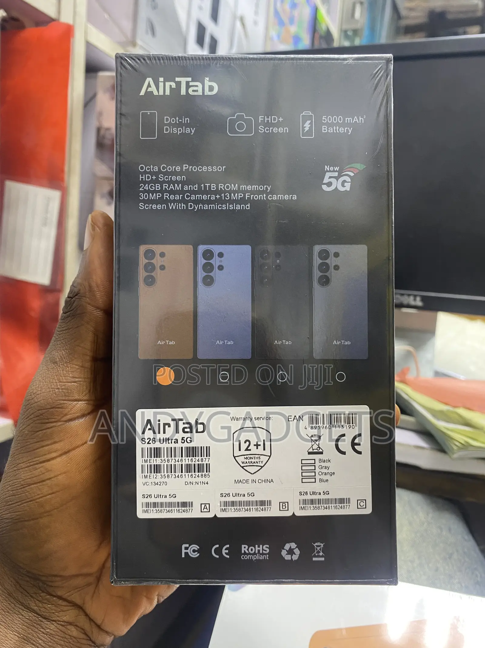 New AirTab S25 Ultra 5G 1 TB Black