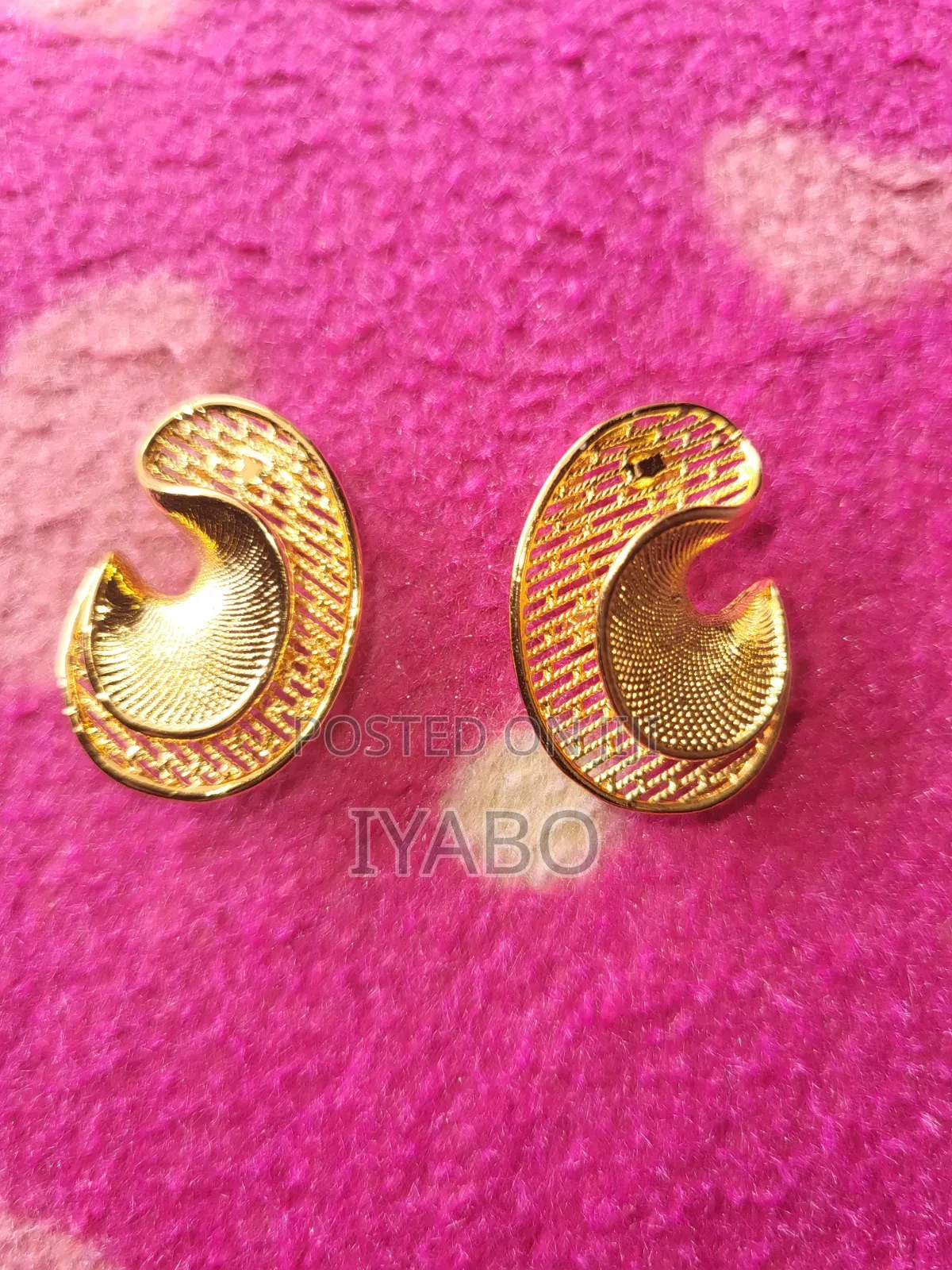 Three Piece Gold Plated Jewelry Set