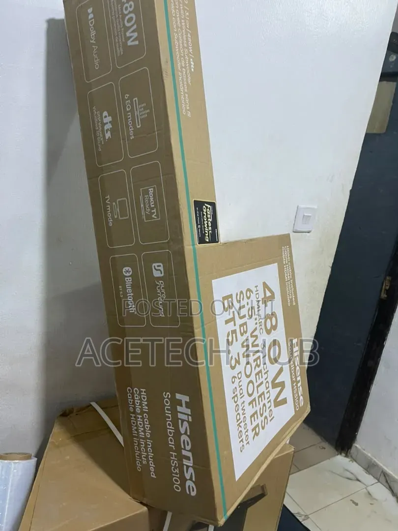 Hisense 480watts Soundbar - Powerful Home Audio