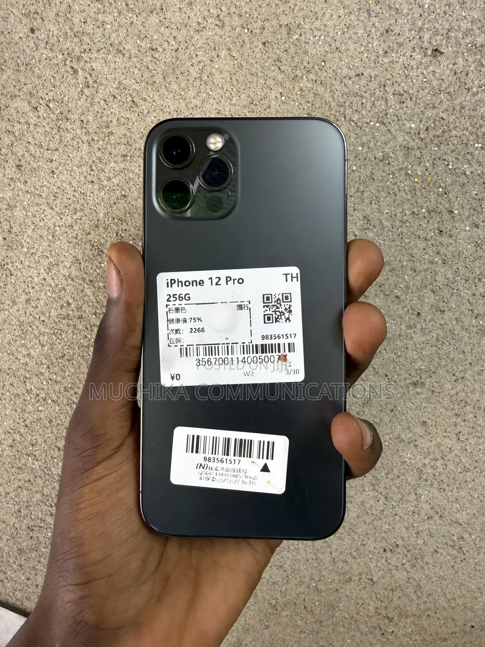New Apple iPhone 12 Pro 256 GB Black