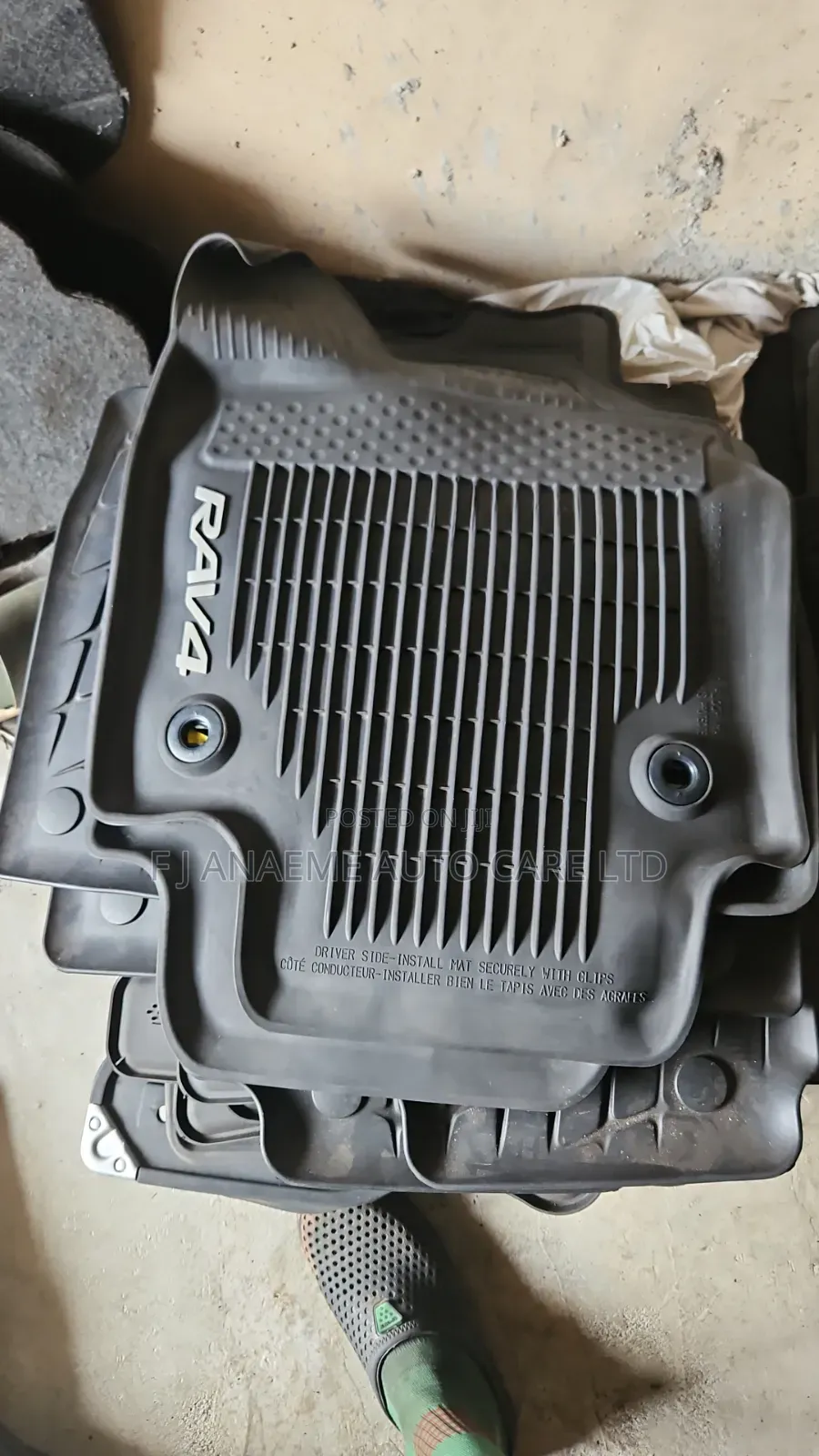 Rav4 2020 Footmat Rubber Factory Fitted Follow Come