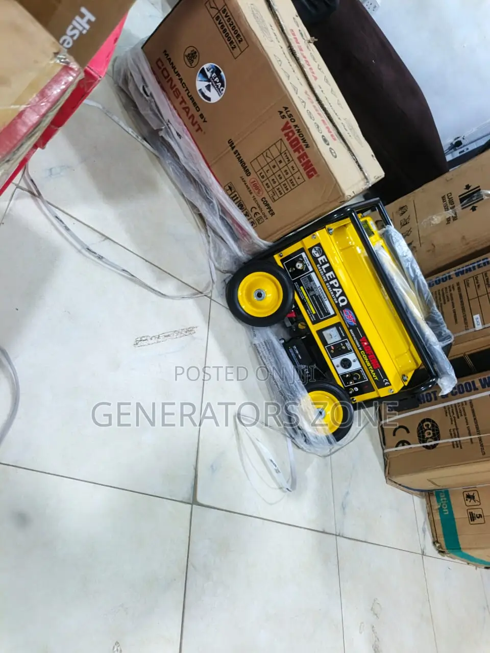 Elepaq 4.5kva Automatic Generator Model Sv6800e2 Heavy Duty Generator