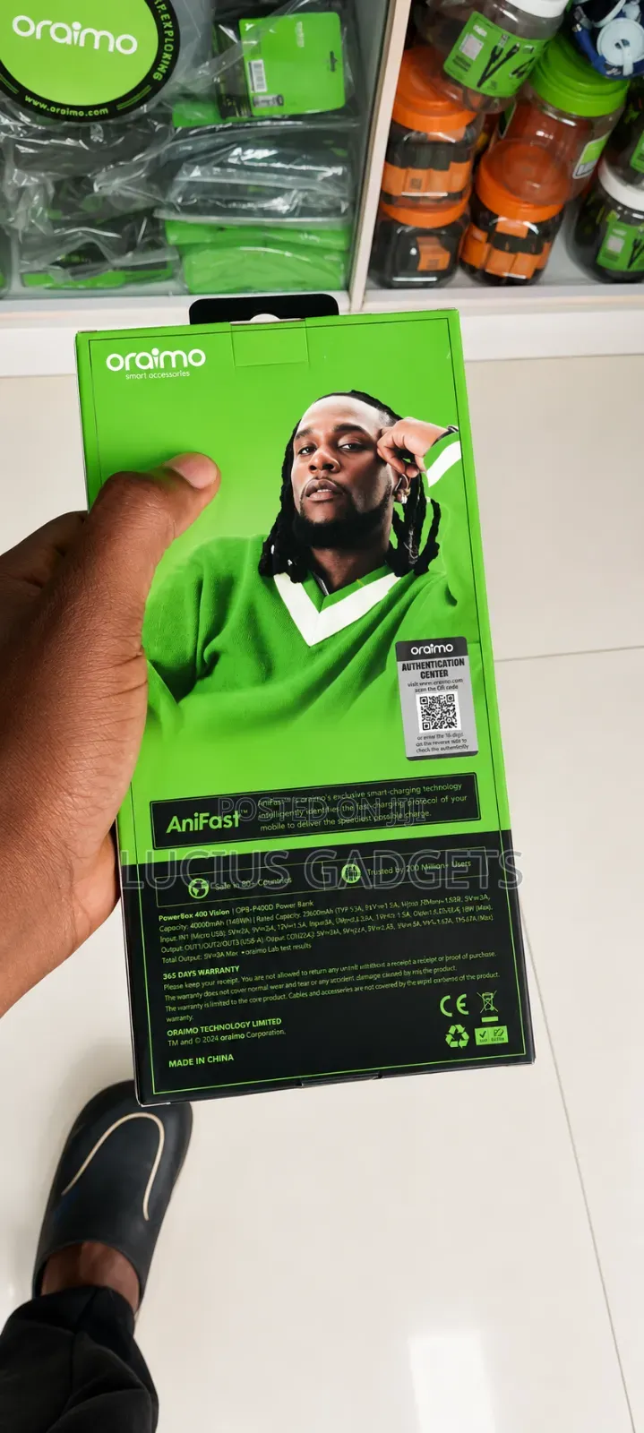 Oraimo Powerbank 40000mah Powerbus
