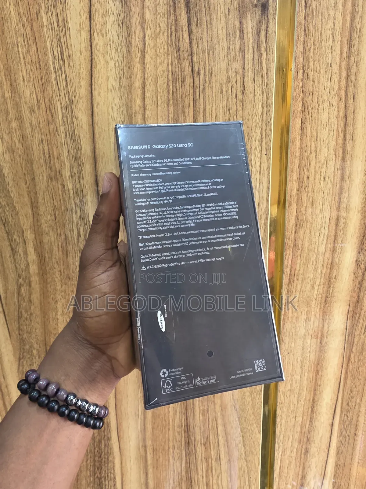 New Samsung Galaxy S20 Ultra 5G 128 GB Black