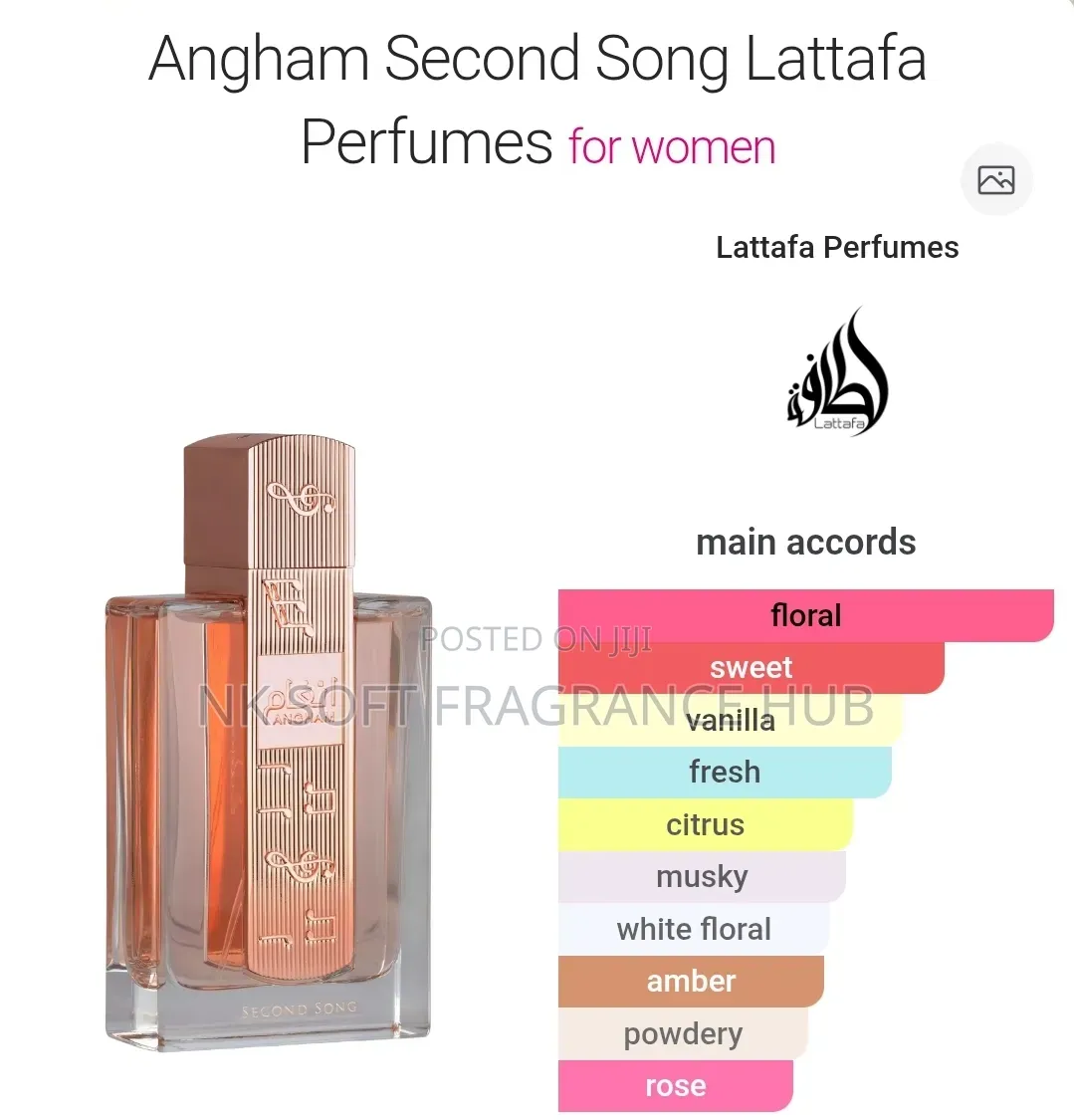 Angham Second Song Perfume 100ml by Lattafa