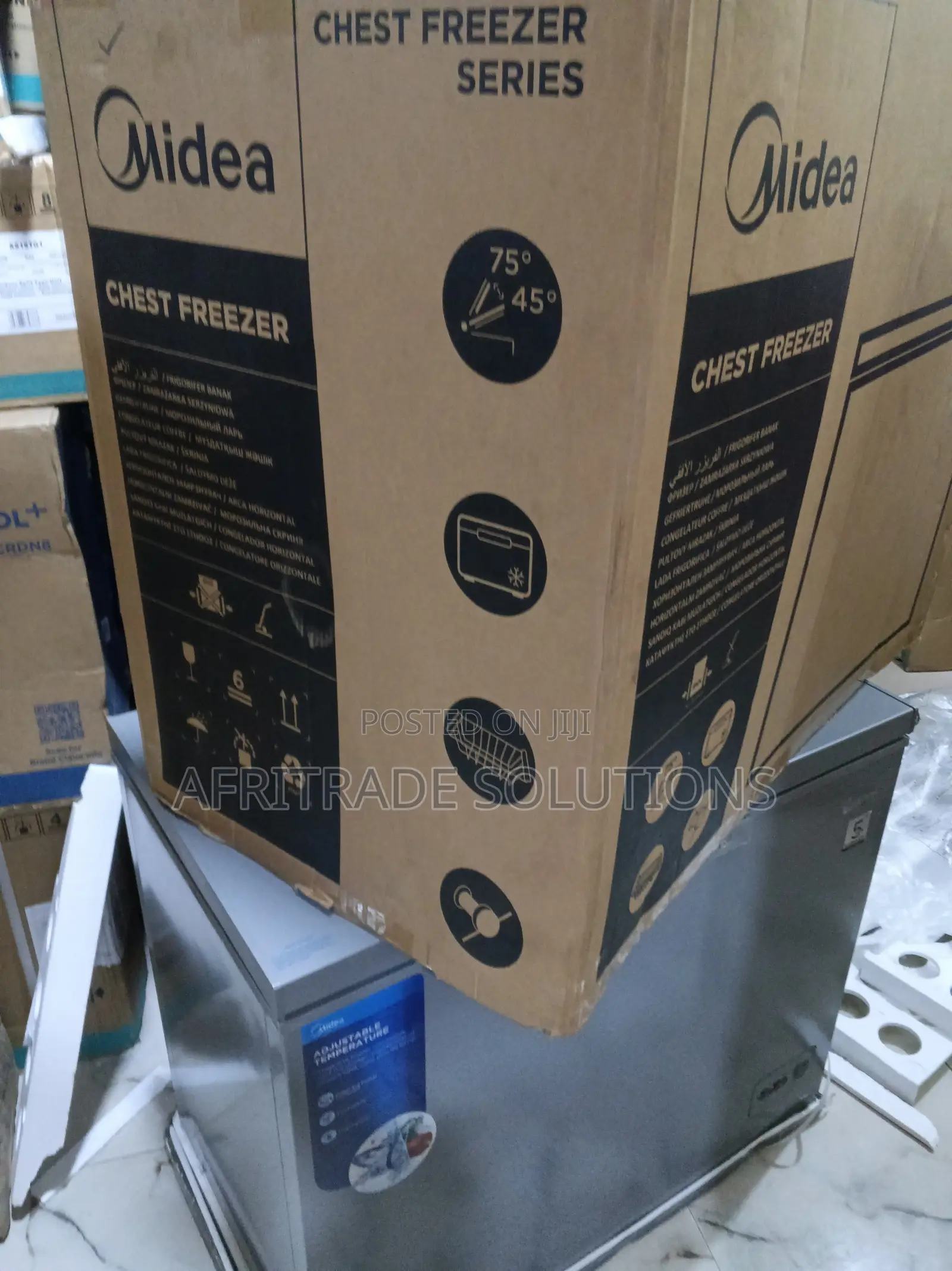 Midea 250l Deep Freezer Mdrc34sfzg43 – White