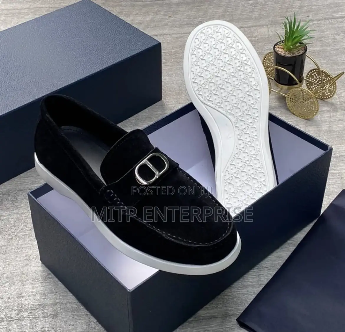 Dior Men Suede Loafers