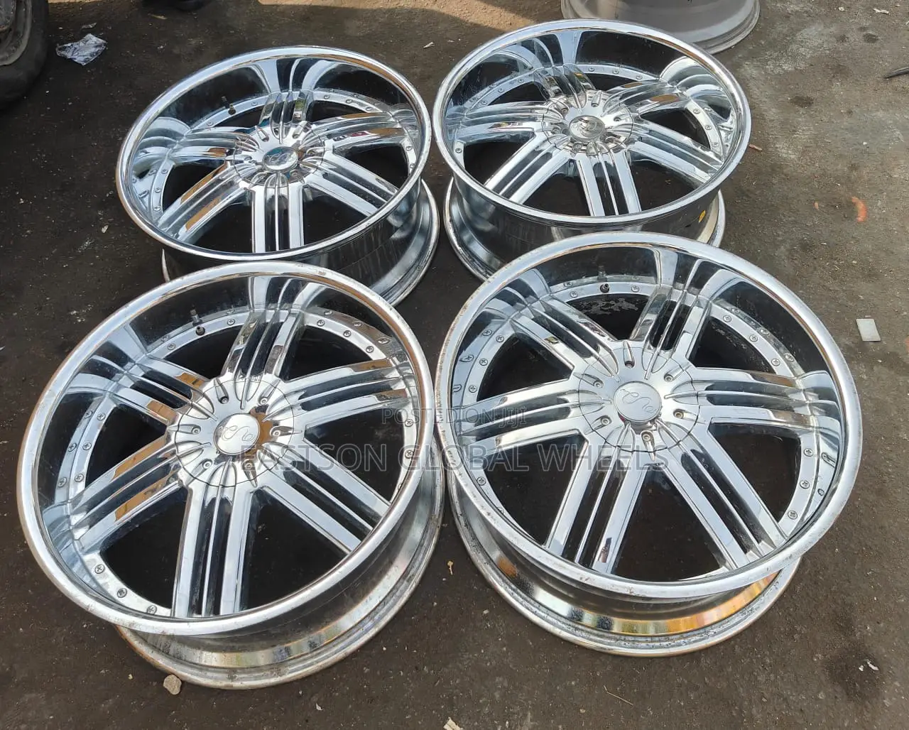 22-Inch Rim Original Stainless Chrome for Mercedes Benz,Dodge Charger