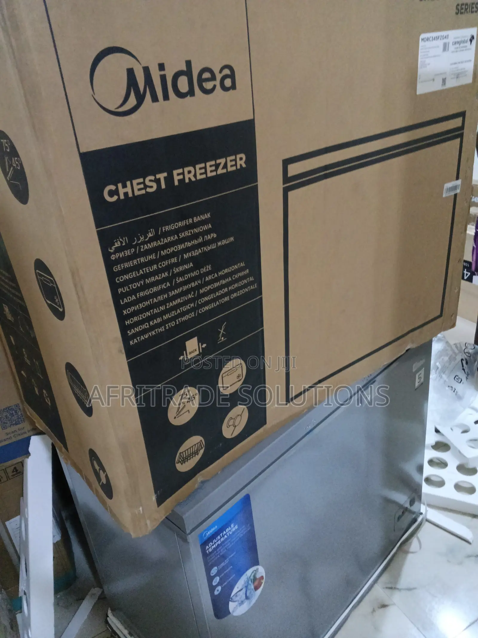 Midea 250l Deep Cooling Chest Freezer Mdrc34sfzg43